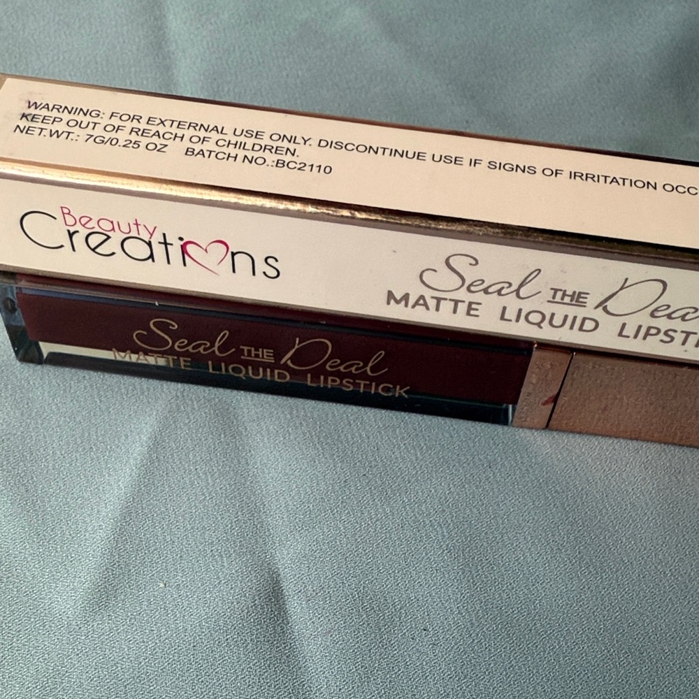 Beauty Creations Seal the Deal Matte Liquid Lipstick - Deep Brown